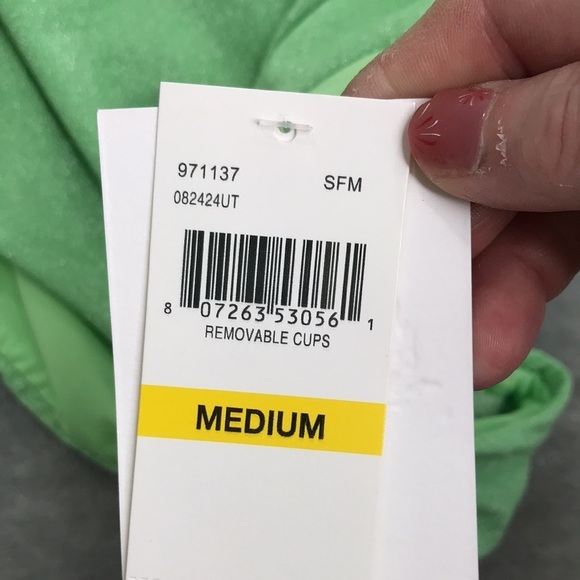 Becca Women's Glimmer One Shoulder One Piece Swimsuit SIze M New - Picture 5 of 10